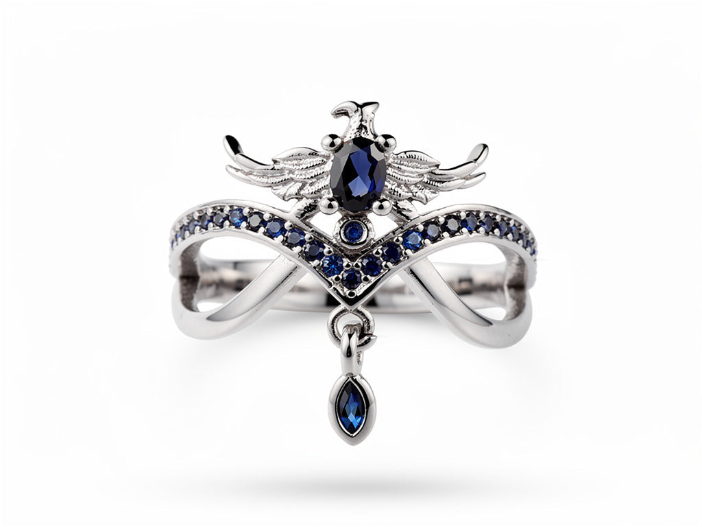 👑 A Ring That Tells Your Story-Wizard House Ring Collection