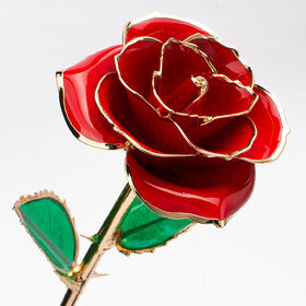 24K Gold Dipped Rose – Forever Love Keepsake