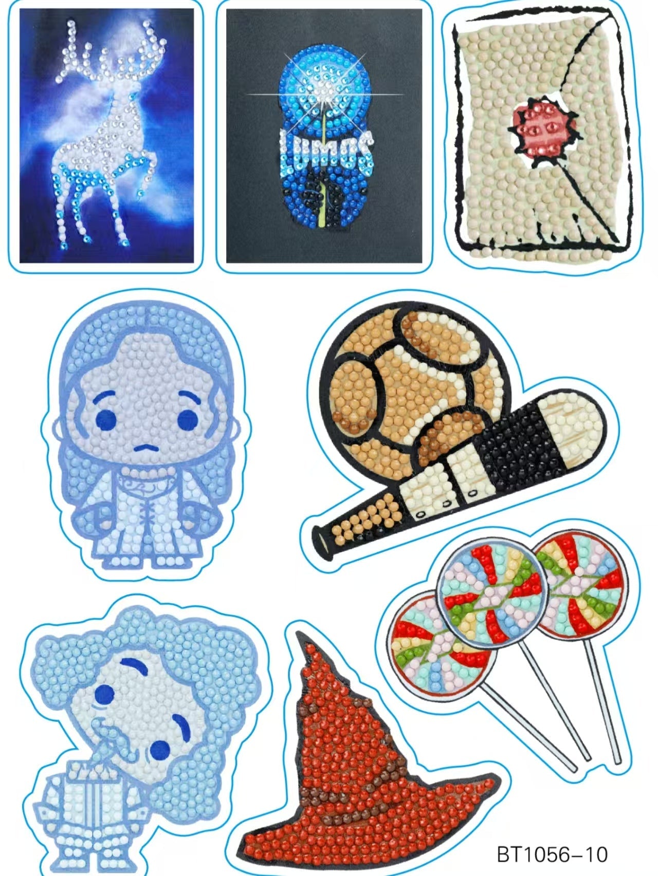 Harry Potter Diamond Sticker Book Refill Stickers