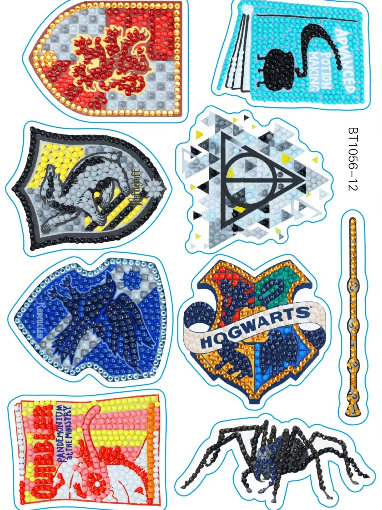 Harry Potter Diamond Sticker Book Refill Stickers