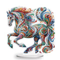 5D DIY Special Shape Diamond Painting Desk Ornament Horse Decor Kit