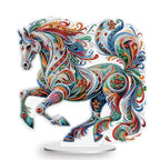 5D DIY Special Shape Diamond Painting Desk Ornament Horse Decor Kit