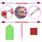 DIY Diamond Painting Double Sided 3D Wind Chime Pendant Hanging Kit