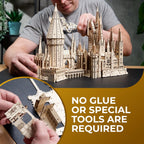 Hogwarts Castle 3D Wooden Puzzle Kit