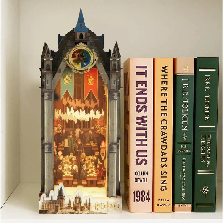 The Great Hall - DIY 3D Wooden Book Nook Puzzle