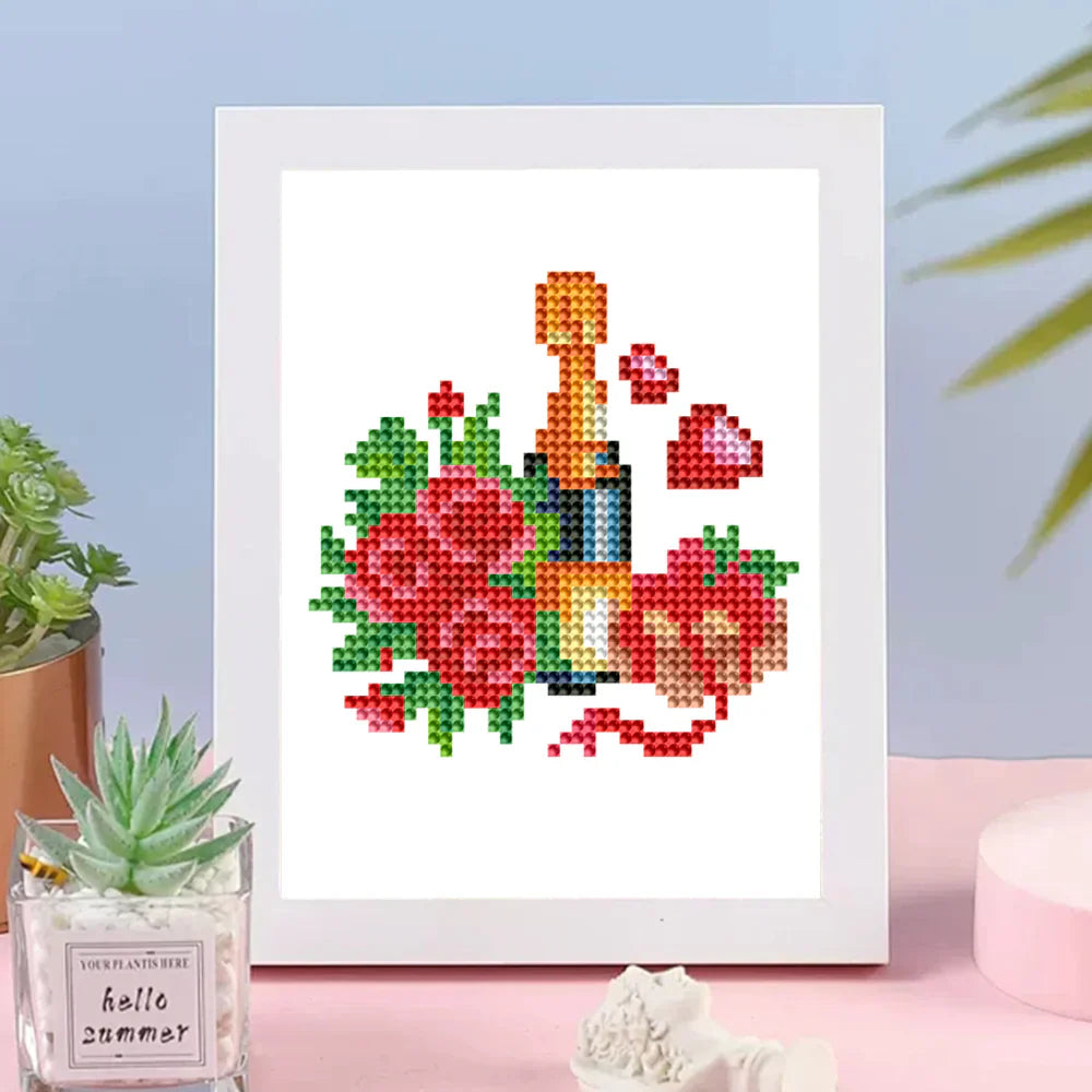 Valentine Mini Diamond Painting Set – Love Icons Collection