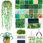 Everlasting Beaded Flower DIY Kit – 2382PCS or 5422PCS Deluxe with 2 Pots