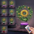 Sunflower Diamond Painting Night Light
