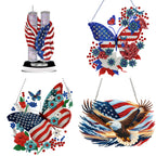 America Twin Tower DIY Diamond Painting Desktop Ornaments Kit Home Decor