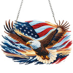 America Twin Tower DIY Diamond Painting Desktop Ornaments Kit Home Decor