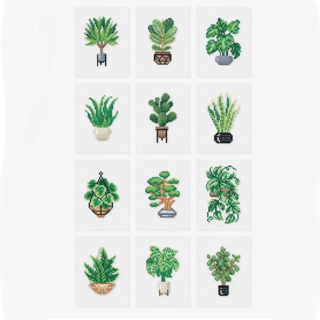 Mini Greenery Diamond Painting Set